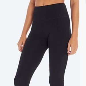 Bally Total Fitness High Rise Tummy Control Leggings Charcoal Gray Sz S